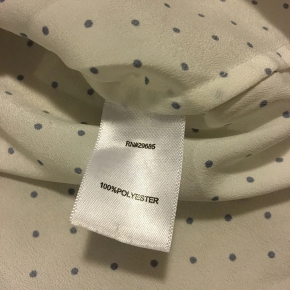 Pendleton Long Sleeve Front Button Shirt White Polka Dots Womens Size 16 - Picture 7 of 12